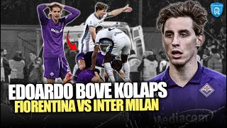 Tragedi Mencekam di Stadio Artemio Franchi Edoardo Bove Kolaps Laga Fiorentina vs Inter Dihentikan [upl. by Esinnej]