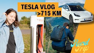 MIT DEM ELEKTROAUTO DURCH EUROPA  ROADTRIP IN DIE ALPEN über 715 km [upl. by Niwred336]