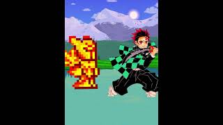 Terrarian vs Tanjiro terraria edit demonslayer anime [upl. by Patrizius]