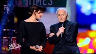 Nolwenn Leroy et Charles Aznavour chantent quotUn jour tu verrasquot  Hier encore sur France 2 [upl. by Rivera]