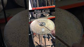 Pergamon Cymbals Obsidian 18quot Thin Crash [upl. by Jemina]