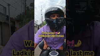 Ladki ne kya kr diya 🎀😰😨 automobile smartphone mt15 funk motovlog bike mototcycle rider [upl. by Judus]