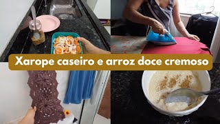 Xarope caseiro poderoso para gripe como eu passo as camisetas e arroz doce delicia NolardaGi [upl. by Enirehtak]