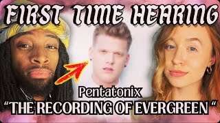 We React To Pentatonixs Evergreen Recording Behind The Scenes [upl. by Noreht148]