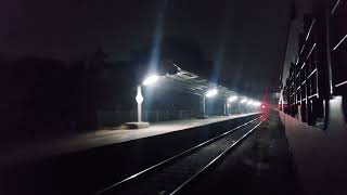 Night relaxing LHB track sound 🎧  Diva jn to Panvel night train journey  konkankanya exp [upl. by Narf]