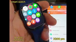 X inova x200 pro Smart watch Set time date Connect with phone [upl. by Gunthar30]