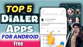 Top 5 Best Dialer apps for Android in 2023 Best Dialer apps and Call recorder apps in 2023 [upl. by Narcissus]