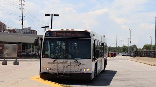 Ride Video Oakville Transit Route 19 River Oaks on 2007 New Flyer D40LFR 7106 [upl. by Elijah]