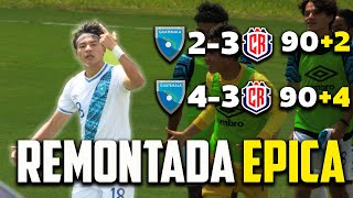 Asi fue la EMOCIONANTE VICTORIA de 🇬🇹 GUATEMALA vs COSTA RICA 🇨🇷 TORNEO UNCAF SUB 16 2024 [upl. by Enyleve]