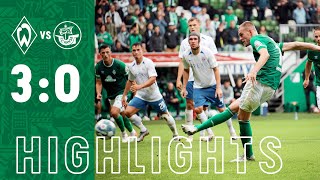 HIGHLIGHTS SV Werder Bremen  FC Hansa Rostock 30 10  Marvin Ducksch trifft zum Debüt [upl. by Sidalg]