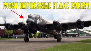 🇬🇧 Glorious Merlin Engine Sounds As Mighty Lancaster Bomber Starts amp Runs [upl. by Kaete]