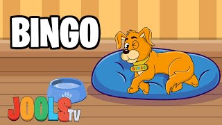 BINGO  Nursery Rhymes  Kids Songs  JoolsTV Trapery Rhyme [upl. by Juni]