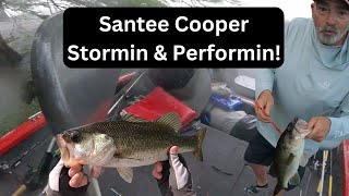 Santee Cooper Catching Fish then Weathering a Dangerous Storm [upl. by Estis930]