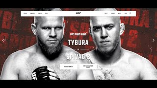 Typ na UFC Tybura vs Spivak [upl. by Dynah908]