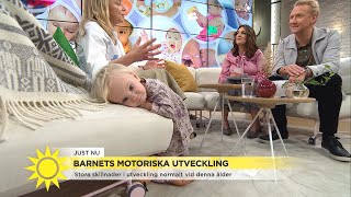 Barnets motoriska utveckling – ”Barn som är 1 år är rätt jobbiga”  Nyhetsmorgon TV4 [upl. by Mia]