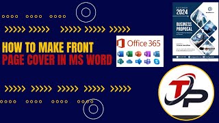 How to Make Copy Cover Page Design in Ms Word Hindi Tutorial  Design Cover Page in Ms Word [upl. by Beale]