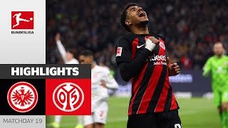 Frankfurt Fights For European Slots  Eintracht Frankfurt  Mainz  Highlights  MD19 – Bundesliga [upl. by Lenahs]