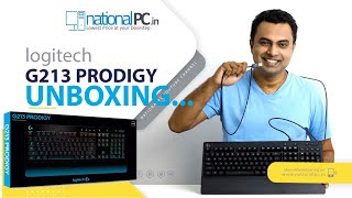 Logitech G213 Prodigy RGB Gaming Keyboard review and unboxing Hindi [upl. by Felske]