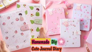 How to make a cute diary diy diary  homemade diy notebook diy journal  Diy Craft [upl. by Swec]