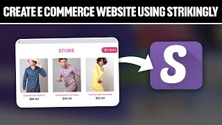 How To Create ECommerce Website Using Strikingly 2024 Full Tutorial [upl. by Aymik800]