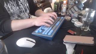 Vortex Model M SSK typing sound stock gateron cap yellow switches [upl. by Assiren222]