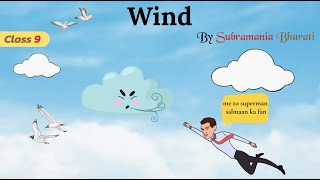 wind class 9 in hindi  wind class 9 explanation in hindi animation  wind poem class 9 [upl. by Nnylkcaj994]