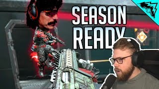 SEASON 1 READY in Apex Legends DrDisrespect Squad VS StoneMountain64 Squad [upl. by Yroffej]