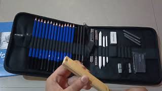 Unboxing of corslet pencil set🤩artsupplies unboxing craftygirl Craftygirl6785 [upl. by Anada]