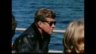 September 15 1962  Jacqueline and John F Kennedy watching the Americas Cup race [upl. by Aehc751]