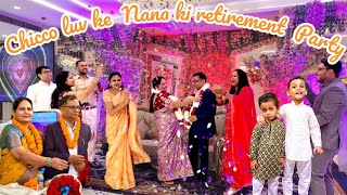 chicco luv ke nana ki retirement day party vlog 1 retirement day retirement party celebration [upl. by Submuloc260]