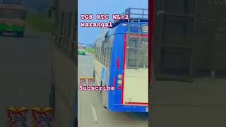 TGS RTC WL2 Warangal🎉tsrtc tsrtcbus travel trending youtubeshorts automobile [upl. by Oznofla928]