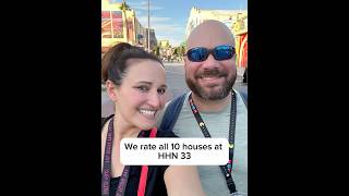 Rating the Houses at HHN 33 at Universal Orlando hhn hhn33 universalorlando halloween scary [upl. by Mohandas]