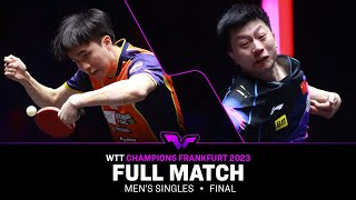 FULL MATCH  LIN YunJu vs MA Long  MS F  WTTFrankfurt 2023 [upl. by Atinram447]