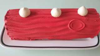 Bûche de Noël à la fraise [upl. by Leor]