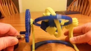 3d printed Motorized Gyryscopic Cube Gears [upl. by Celisse]