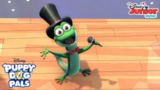 Gary the Geckos Lemur Song  Music Video  Puppy Dog Pals  Disney Junior [upl. by Utham]