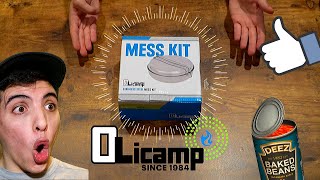 Olicamp Stainless Steel Mess Kit Review [upl. by Rusell]