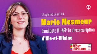 Législatives  Syndicaliste étudiante cette candidate LFINFP veut abroger les frais de scolarité [upl. by Halac616]