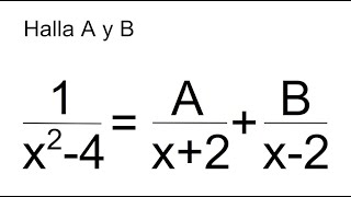 FRACCIÓN EXPRESADA COMO SUMA DE DOS FRACCIONES Álgebra Básica [upl. by Sakhuja]