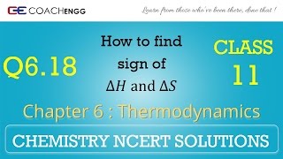 Thermodynamics Q618 Chapter 6 Class 11 CHEMISTRY NCERT Solutions [upl. by Clarkin799]