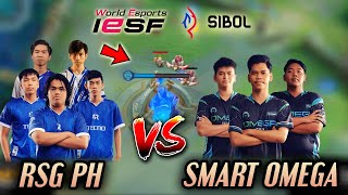 WHAT😱 SMART OMEGA BEATS RSG PH IN IESF QUALIFIERS [upl. by Appel254]