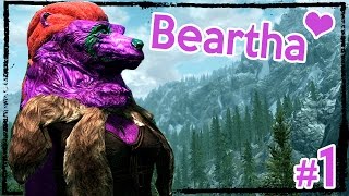 Modded Hardcore Skyrim Beartha the Brave Ep 1 [upl. by Otreblif]