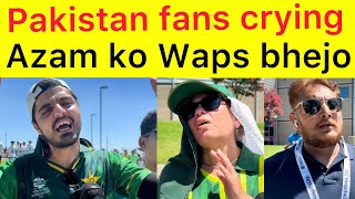 USA Beat Pakistan 🛑 Pak fans crying 😢 over heavy loss vs USA in ICC T20 World Cup 2024 [upl. by Gitt]