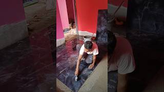 मार्बल या टाइल्स के ऊपर चढ़कर क्यों लगते हैं construction marbletiles [upl. by Aicilf]