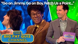 Richard Ayoade Bullies Jimmy Carr For More Points  Big Fat Quiz [upl. by Adnima641]