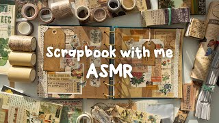 ASMR Scrapbook with Me  Relaxing Stationery Sounds  No Talking [upl. by Aihn617]