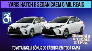 TOYOTA OFERECE BÔNUS PARA PCD [upl. by Vokaay589]