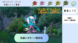 【ポケモンSV】色違いギモー♂ 配布会【自動レイド 参加自由】 [upl. by Velda47]