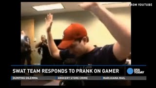 Prank triggers massive SWAT response live on the web [upl. by Stormy212]