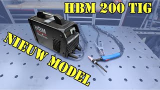 HBM machines heeft een nieuw model Tig lasapparaat de HBM 200 Tig [upl. by Amsab]